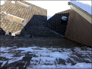 Ice Dam Removal After, Roof ice and snow removal