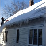 Roof snow removal, ice dam removal company, ice dam, ice dams