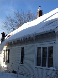 Roof snow removal, ice dam removal company, ice dam, ice dams