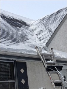 roof ice dam removal, roof snow removal
