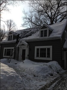 roof snow removal, roof snow clearing service, ice dam service, ice dam removal