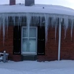 Ice dam removal service, ice dam removal project in Idaho Falls