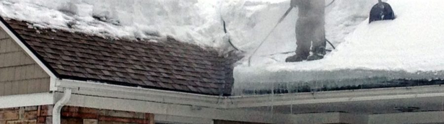 ice dams removed, roof ice removal, roof snow removal