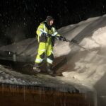 roof snow and ice removal with steam