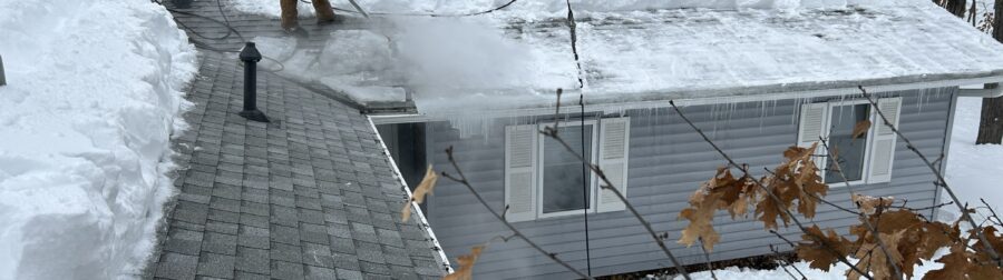 Roof Leak Ice Dam Removal In Brainerd MN